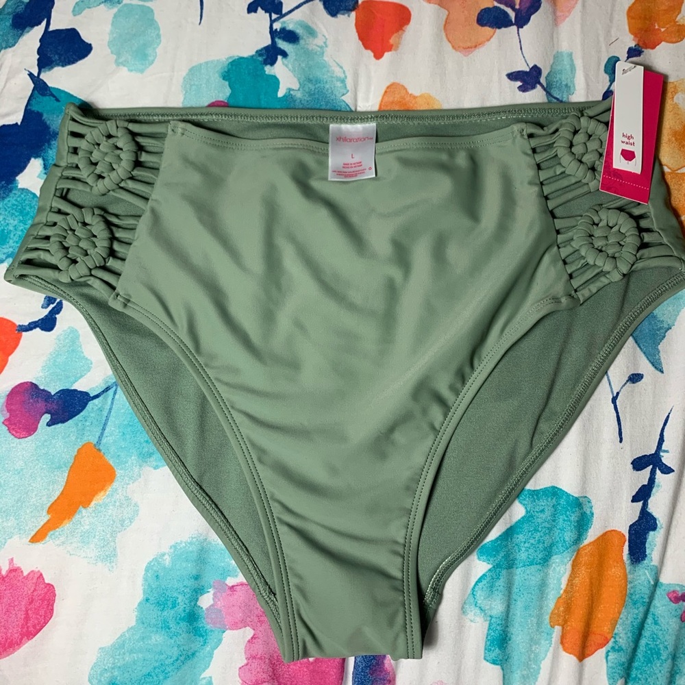 High waist green bikini 👙 L